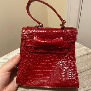 Lord & Taylor Genuine Leather Red Purse